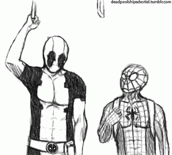 Deadpool x spiderman