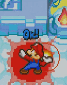 Mario Ok GIF - Mario Ok Okay GIFs