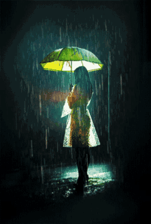 Raining Umbrella GIF - Raining Umbrella Girl GIFs