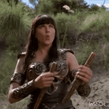 Lucy Lawless Whistling GIF - Lucy Lawless Whistling Xena GIFs