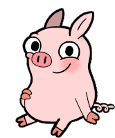 Laculpa Pig Sticker - Laculpa Pig Funny Stickers