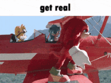 Get Real Knuckles GIF - Get Real Knuckles Knuckles From Sonic2 GIFs