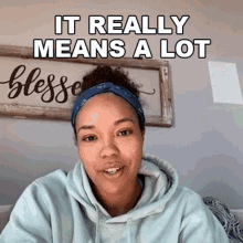 It Really Means A Lot Napheesa Collier GIF - It Really Means A Lot Napheesa Collier Cameo GIFs