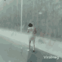 Nude girl walking gif