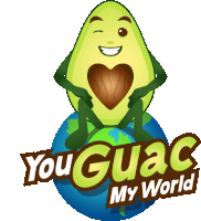 You Guac My World Avocado Adventures Sticker - You Guac My World Avocado Adventures Joypixels Stickers