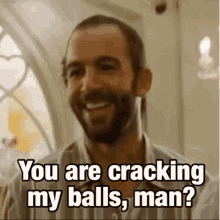 You Are Cracking My Balls Man The Hangover GIF - You Are Cracking My Balls Man The Hangover Eddie GIFs