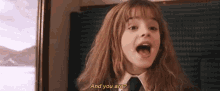 Hermione Granger Andyouare GIF - Hermione Granger Andyouare Harry Potter GIFs