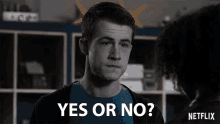 Yes Or No Clay Jensen GIF - Yes Or No Clay Jensen Dylan Minnette GIFs