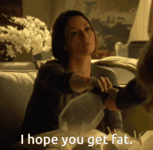 Hope You Get Fat Snarky GIF - Hope You Get Fat Snarky Supergirl GIFs