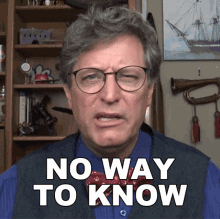 No Way To Know Lance Geiger GIF - No Way To Know Lance Geiger The History Guy GIFs