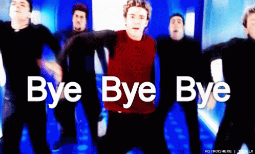 Bye Bye Bye GIF - Bye N Sync Bye Bye Bye GIFs