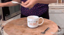 Pouring Bigger Bolder Baking GIF - Pouring Bigger Bolder Baking Mug GIFs