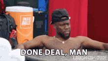 Done Deal Man Kevin Hart GIF - Done Deal Man Kevin Hart Cold As Balls GIFs