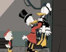 Donald Duck Scrooge Mcduck GIF - Donald Duck Scrooge Mcduck Huey Duck GIFs