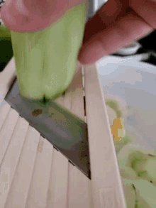 slice cucumber slicing mandoline food