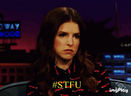 Stfu Just Shut Up GIF - Stfu Just Shut Up Eye Roll - Discover & Share GIFs
