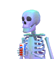 Pepsi Skeleton Sticker - Pepsi Skeleton Moving Stickers