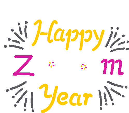 Happy Zoom Year Facetime Sticker - Happy Zoom Year Zoom Year Zoom Stickers