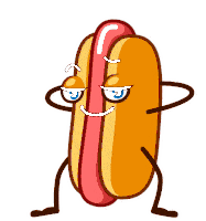 Hot Dog Sticker - Hot Dog Stickers