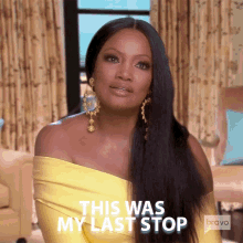 This Was My Last Stop Garcelle Beauvais GIF - This Was My Last Stop Garcelle Beauvais Real Housewives Of Beverly Hills GIFs