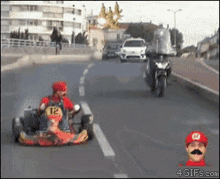 Mario Kart Mario Kart In Real Life GIF - Mario Kart Mario Kart In Real Life Mario Kart8 GIFs