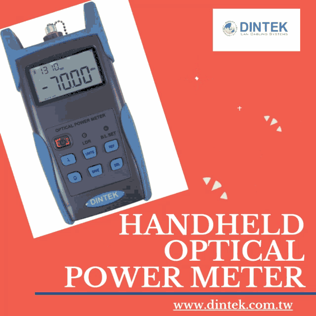 Handheld Optical Power Meter Fiber Patch Cables GIF Handheld Optical