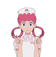 Nurse Joy Pokemon Sticker - Nurse Joy Pokemon Anime Stickers