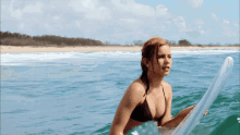 amber surfer surfer girl bikini beach