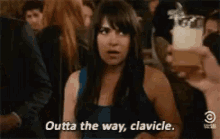 Broad City Outta The Way Clavicle GIF - Broad City Outta The Way Clavicle GIFs