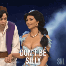 Dont Be Silly Kim Kardashian West GIF - Dont Be Silly Kim Kardashian West Saturday Night Live GIFs
