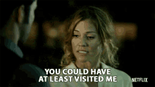 You Could Have At Least Visited Me Tricia Helfer GIF - You Could Have At Least Visited Me Tricia Helfer Charlotte Richards GIFs