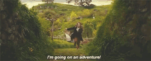 Adventure! GIF - Hobbit Bilbo Baggins Journey GIFs