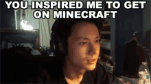 You Inspired Me To Get On Minecraft Zekken GIF - You Inspired Me To Get On Minecraft Zekken I Play Minecraft Because Of You GIFs