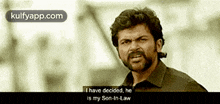 T Have Decided, Heis My Son-in-law.Gif GIF - T Have Decided Heis My Son-in-law Tamil Cinema GIFs