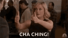 thumbs up amy poehler approved cha ching thumbs up amy poehler approved cha ching