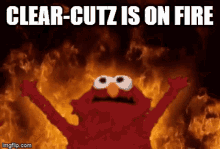 Elmo Burning GIF - Elmo Burning Fire GIFs