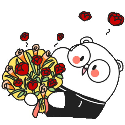 happy everyday flower bear