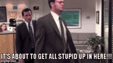 Michael Scott The Office GIF - Michael Scott The Office All Stupid Up In Here GIFs