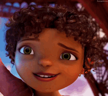 tip tucci dreamworks curly black girl happy