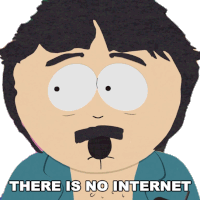 There Is No Internet Randy Marsh Sticker - There Is No Internet Randy Marsh South Park Stickers