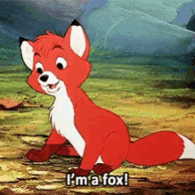 Im A Fox Fox And The Hound GIF - Im A Fox Fox And The Hound Tod GIFs