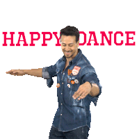 Happy Dance Wave Sticker - Happy Dance Wave Smiling Stickers