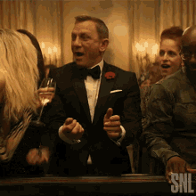 Happy Daniel Craig GIF - Happy Daniel Craig Saturday Night Live GIFs