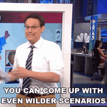 You Can Come Up With Even Wilder Scenarios Steve Kornacki GIF - You Can Come Up With Even Wilder Scenarios Steve Kornacki Election GIFs