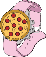 Pizza Hungry Sticker - Pizza Hungry Eat Stickers