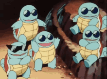 Squirtle Squad GIF - Pokemon Gang Squirtle GIFs