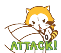 Rascal Attack Sticker - Rascal Attack Stickers