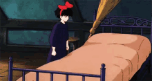 Getting In Bed Like GIF - Kikis Delivery Service Tired Exhausted GIFs
