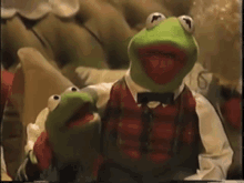 Kermit Robin GIF - Kermit Robin Muppet Family Christmas GIFs