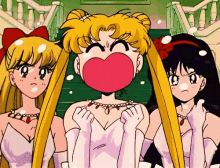 Sailor Moon Venus Sailor Moon Mars GIF - Sailor Moon Venus Sailor Moon Mars Shout GIFs